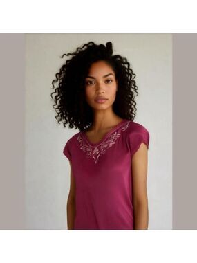 St. John's Bay Embroidered Women's Top Size M